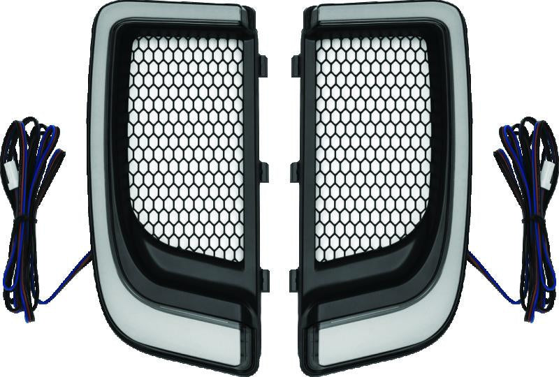Kuryakyn Tracer Lower Fairing Grill Black