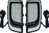 Kuryakyn Tracer Lower Fairing Grill Black