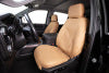 Covercraft 18-24 Ford Expedition Polycotton SeatSaver Custom Front Row Seat Covers - Tan