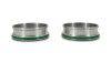 Vibrant Stainless Steel Weld Fitting w/ O-Rings for 4in OD Tubing