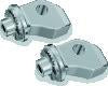 Kuryakyn Splined Peg Adapters Front Indian Scout Chrome