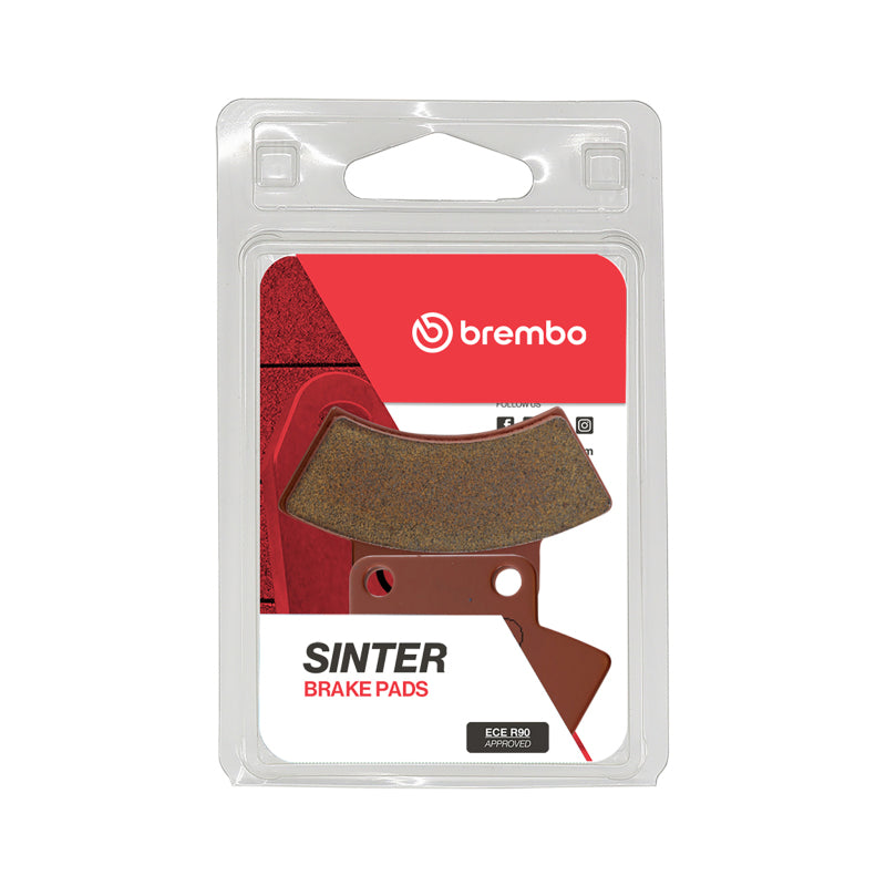 Brembo 89-93 Polaris Big Boss 4x6, 6x6 Middle Axle Brake 250cc Sinter Brake Pad - Front