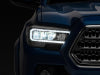 Raxiom 16-23 Toyota Tacoma w/ Factory Halogen DRL LED Headlights- Black Housing (Clear Lens)