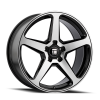 Touren 3296 TF96 20x9 / 5x114.3 BP / 35mm Offset / 73.1mm Hub Gloss Black Machined Wheel