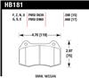 Hawk 94-97 BMW 840CI/850CI HPS Front Street Brake Pads