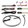 XK Glow Adjustable Wheel Ring Light Kit w/ Dual-Mode Dash Mount Controller 4PC 15-18In
