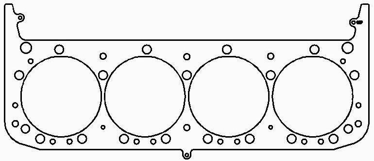 Cometic Chevy Gen1 Small Block V8 .048in MLX Cyl Head Gasket-4.220in Bore-All Pro Heads-Round Bore