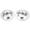 Power Stop 96-01 Infiniti I30 Rear Evolution Drilled & Slotted Rotors - Pair