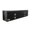 Westin/Brute High Cap 96in Stake Bed Contractor TopSider w/ Doors 96 x 20 x 24 - Tex. Blk