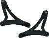 Kuryakyn Fixed Mounts Multi-Purpose Driver & Passenger Backrest 14-22 Indian Models Black