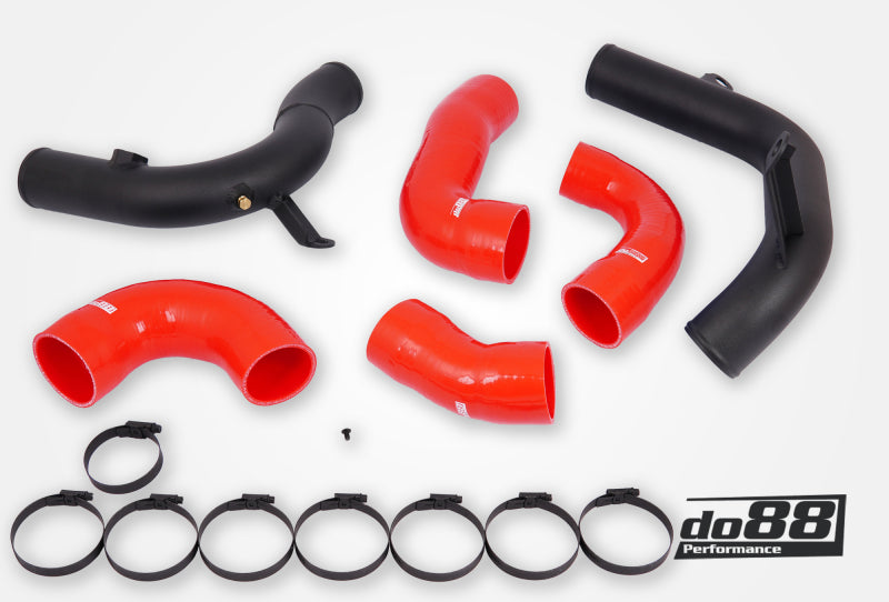 do88 VAG 2.0 TSI EA888 Gen4 (245hp) do88 Intercooler Pressure Pipes Red Hoses