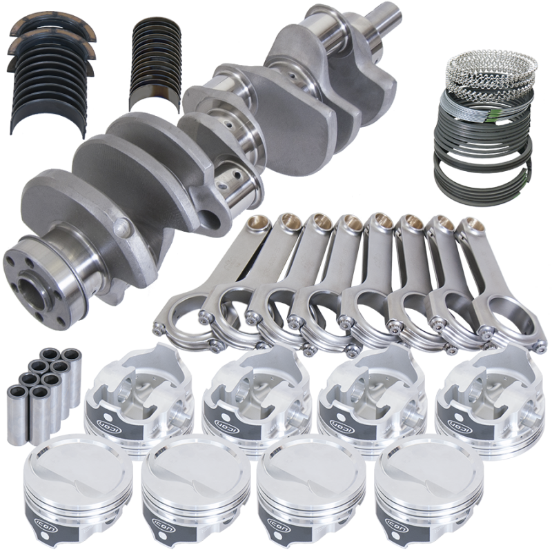 Eagle Ford 351W 4.000in Crank 6.200in H-Beam -15.8cc Inv Dome 4.040in Pistons Rotating Assembly