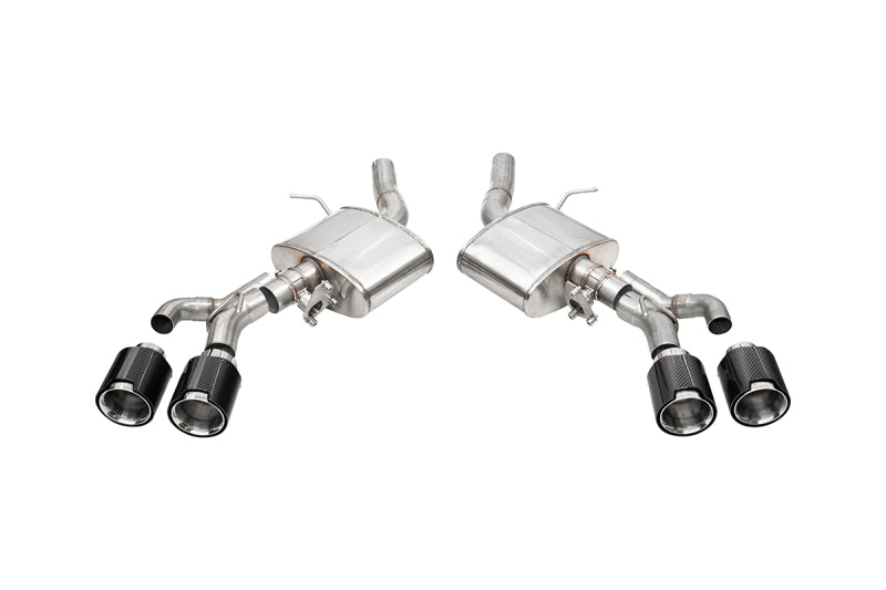 Corsa 22-25 Cadillac CT4 V Blackwing 3in Active Valve Axle-Back - 4.5in Carbon Fiber Polished Tip