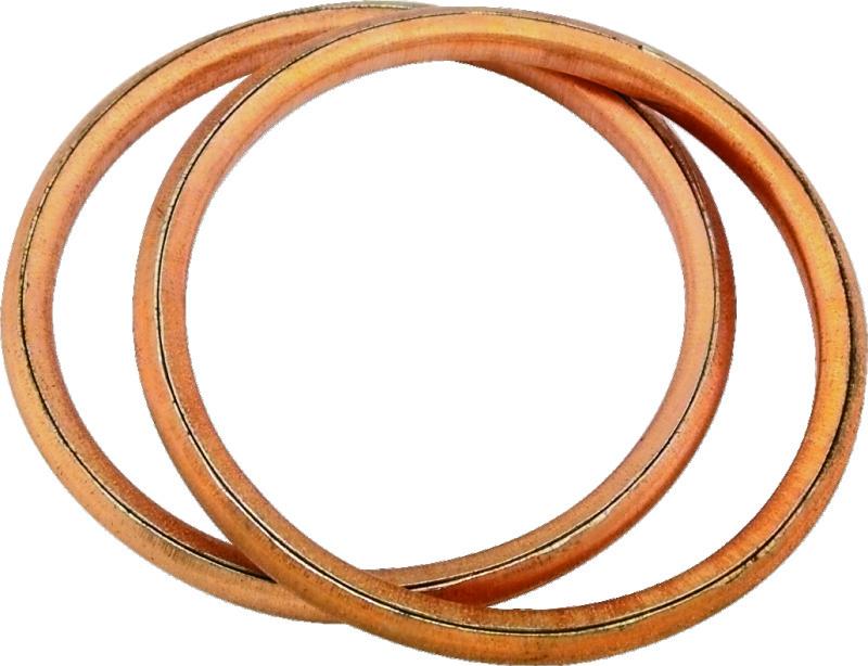 Bikers Choice 66-84 Shovelhead Choice Round Copper Exhaust Gaskets Pr