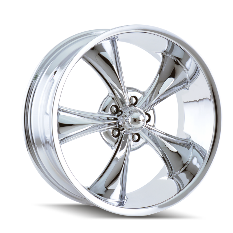 Ridler 695 18x8 / 5x127 BP / 0mm Offset / 83.82mm Hub Chrome Wheel