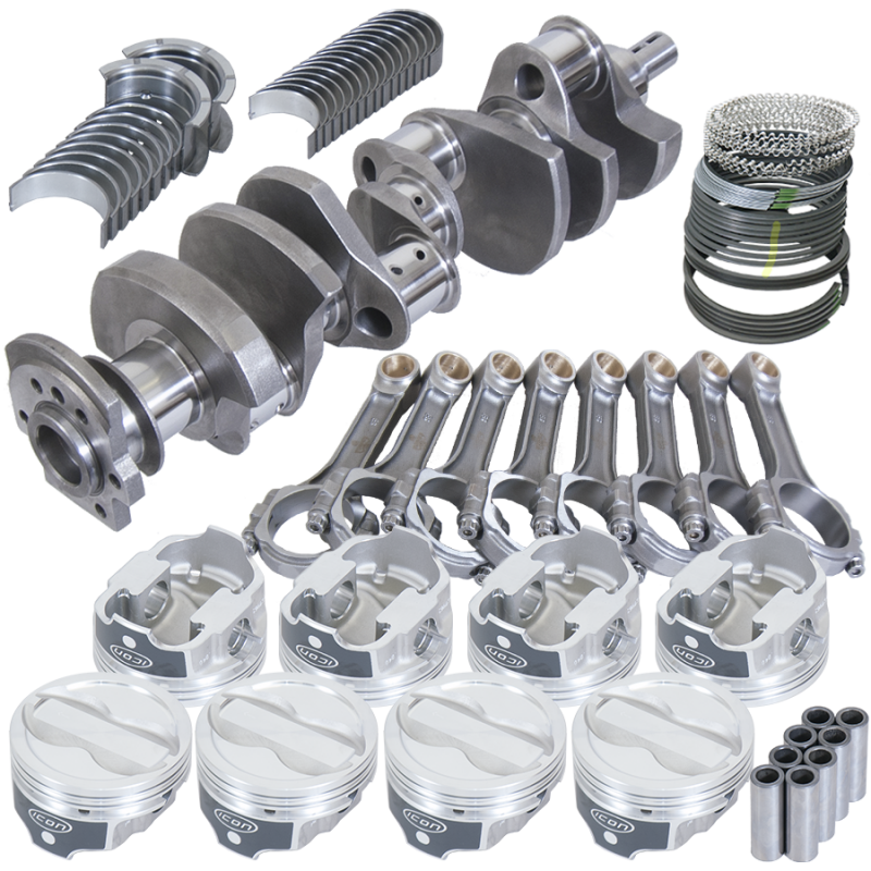 Eagle Chevy 350 3.750in Crank 6.000in I-Beam Rods -18cc 4.030in Pistons Rotating Assembly