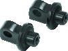 Kuryakyn Splined Peg Adapter Harley-Davidson Male Mount Black