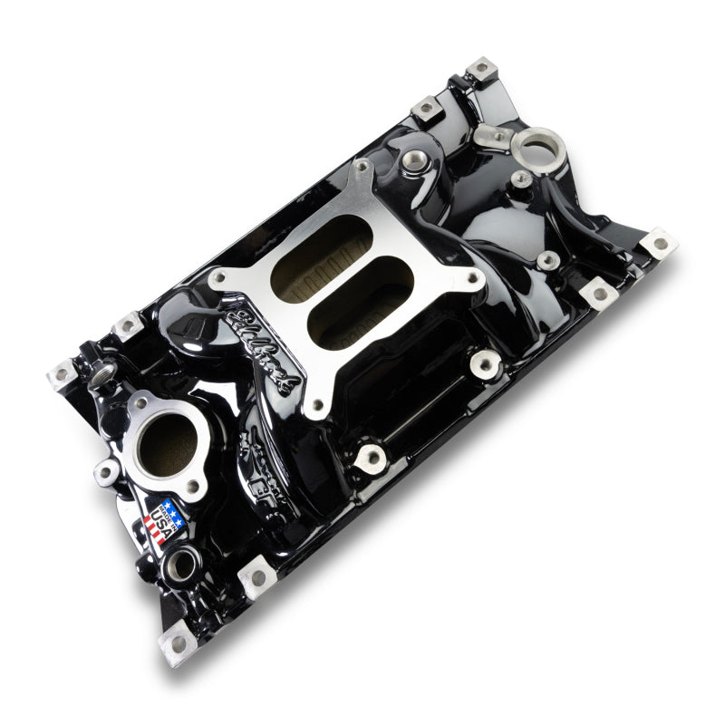 Edelbrock Chevy Vortec SB Performance EPS Manifold - Black Plasma Finish