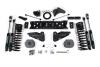 Zone Offroad 19-20 Ram 2500 4in Radius Arm Bracket - Gas - Nitro Shocks