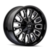 ION Type 152 20x9 / 5x127 BP / 0mm Offset / 87.1mm Hub Black/Milled Wheel