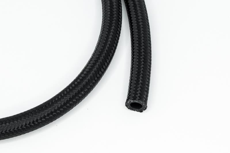 DeatschWerks 6AN Black Nylon Braided CPE Hose 10 Feet