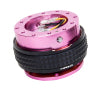 NRG Quick Release Kit - Pyramid Edition - Pink Body / Black Pyramid Ring