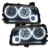 Oracle 05-10 Dodge Charger SMD HL (Non-HID) - Triple Halo - White