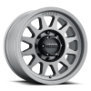 Method MR704 HD 17x9 18mm Offset 8x6.5 130.81mm CB Titanium Wheel
