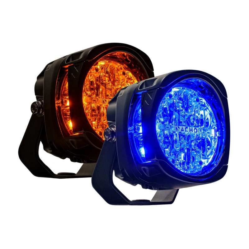 Nacho Lighting Quatro Chase - Amber/Blue (Pair)