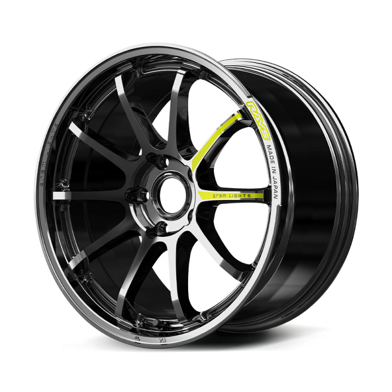 Gram Lights 57NR Limited Edition 19X9.5 +38 5x100 Rays Black Metal Coat (RB)