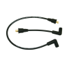 Moroso 71-78 Harley-Davidson XL Solid Stainless Core Wire Set - Black
