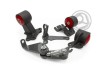 Innovative 90-93 Integra B-Series Black Steel Mounts 95A Bushings (Auto to Manual Hydro Actuator)