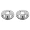 Power Stop 12-18 Fiat 500 Rear Evolution Drilled & Slotted Rotors - Pair