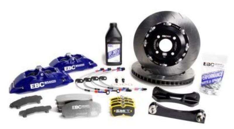 EBC Racing Vauxhall VXR Blue Apollo-4 Calipers 330mm Rotors Front Big Brake Kit