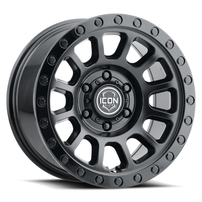 ICON Hulse 18x9 6x5.5 25mm Offset 6in BS Double Black