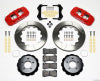 Wilwood AERO6 Front Hat Kit 14.25 Red 2006-10 Magnum/Challenger/Charger/300C