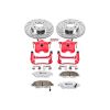 Power Stop 07-08 Honda Fit Front Z26 Street Warrior Brake Kit w/Calipers