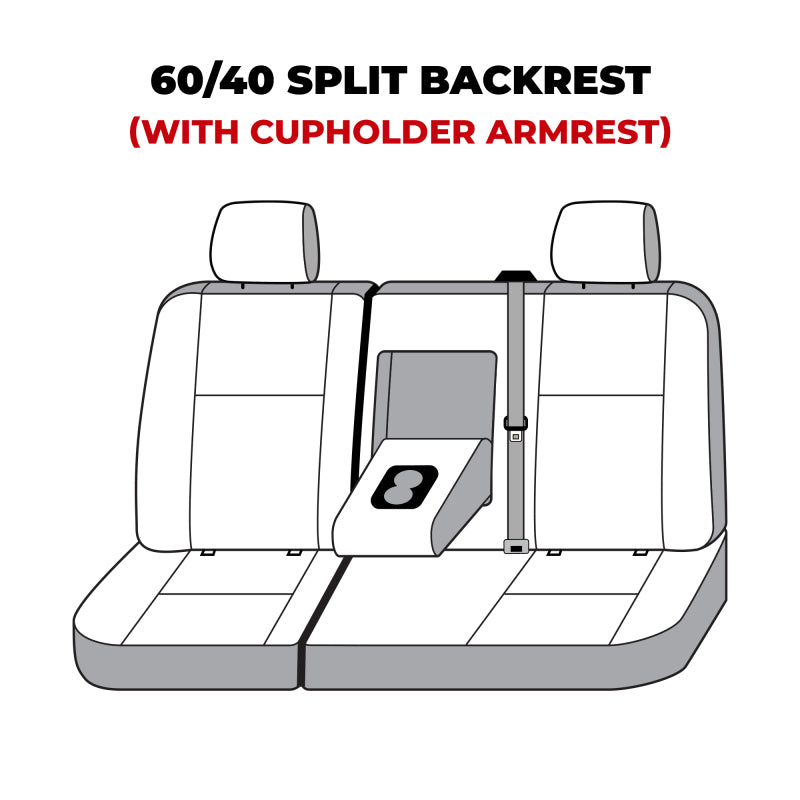 Covercraft 21-23 Chevrolet Tahoe Waterproof Polyester SeatSaver Custom Second Row Seat Covers - Grey