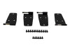 Kentrol 76-93 Jeep CJ/Wrangler YJ Hardtop Door Hinge Set 4 Pieces - Powdercoat Black