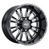 Weld Slingblade 20x9 / 8x170 BP / 0 Offset / 5 BS / 125.1 Bore Gloss Black Milled Wheel