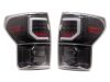 Raxiom 07-13 Toyota Tundra Axial Series Dual C-Shape LED Tail Lights- Black Housing- Clear Lens