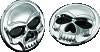 Kuryakyn Universal Zombie Medallions 2in Diameter Chrome
