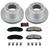 Power Stop 13-22 Ford F-350 Super Duty Rear Z17 Coated Brake Kit