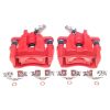 Power Stop 09-10 Pontiac Vibe Rear Red Calipers - Pair