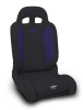 PRP EnduroDaily Reclining Suspension Seat - Black/Purple Vinyl - Driver