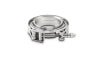 Vibrant T304 SS V-Band Flange Assembly for 1.75in O.D. Tubing incl 2 V-Band flanges & 1 V-Band Clamp