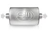 Stainless Works 2.25in ID CENTER INLET/ 2.25in OD CENTER OUTLET 4inX8in