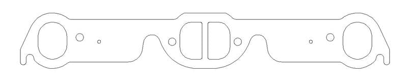 Cometic Pontiac 326/350/389/400/421/428/455 V8 .030in MLS Exhaust Manifold Gasket Set