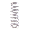 QA1 3-4/5in ID Tapered High Travel Pigtail Spring - 9in Length x 450lbs/in - Silver Powder Coated