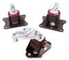 Innovative 04-08 Acura TSX K-Series Black Steel Mounts 85A Bushings